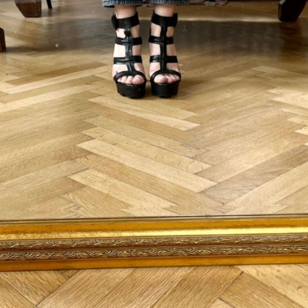 VIC MATIE Leather High Heeled Grip Fast Sole Platform Sandals Shoes - Sz EU 39 - Picture 15 of 16